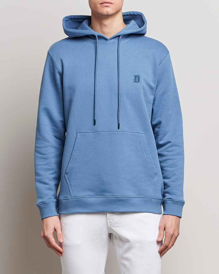 Heren | Kleding | Dondup | Logo Hoodie Washed Blue