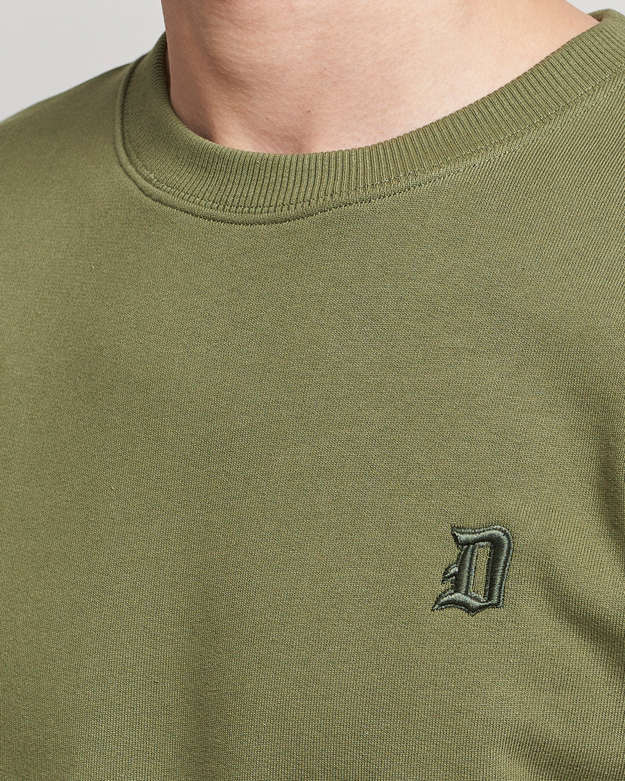 Heren | Truien | Dondup | Loco Crew Neck Sweatshirt Olive Green
