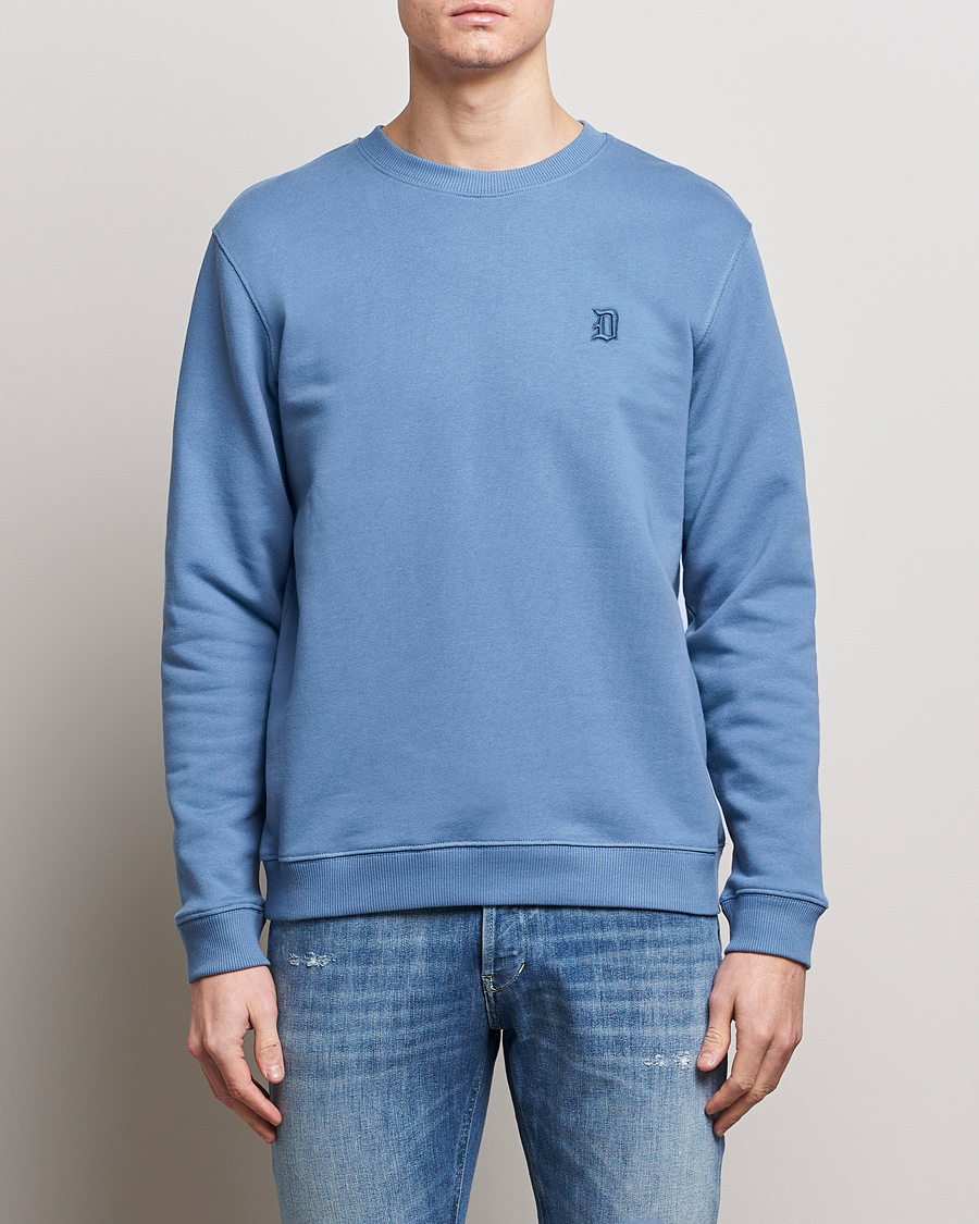 Heren |  | Dondup | Loco Crew Neck Sweatshirt Washed Blue