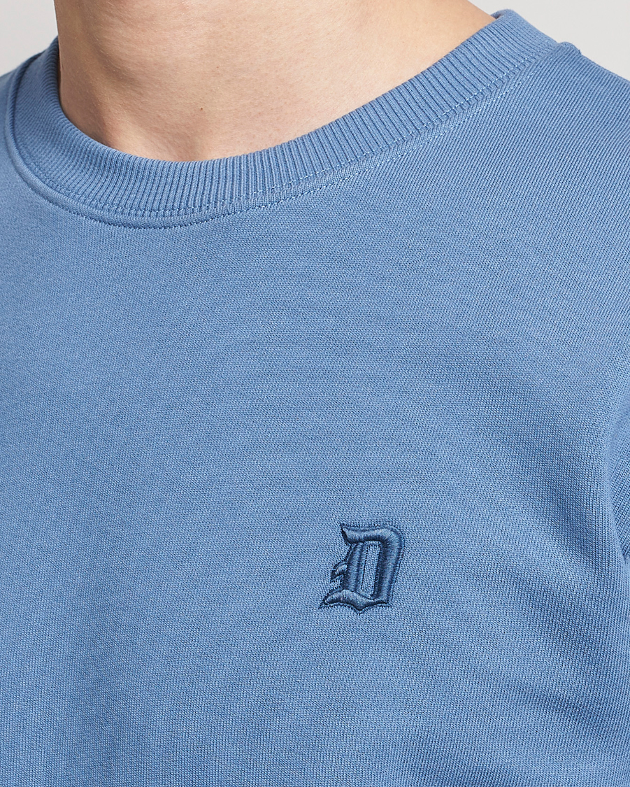 Heren | Truien | Dondup | Loco Crew Neck Sweatshirt Washed Blue