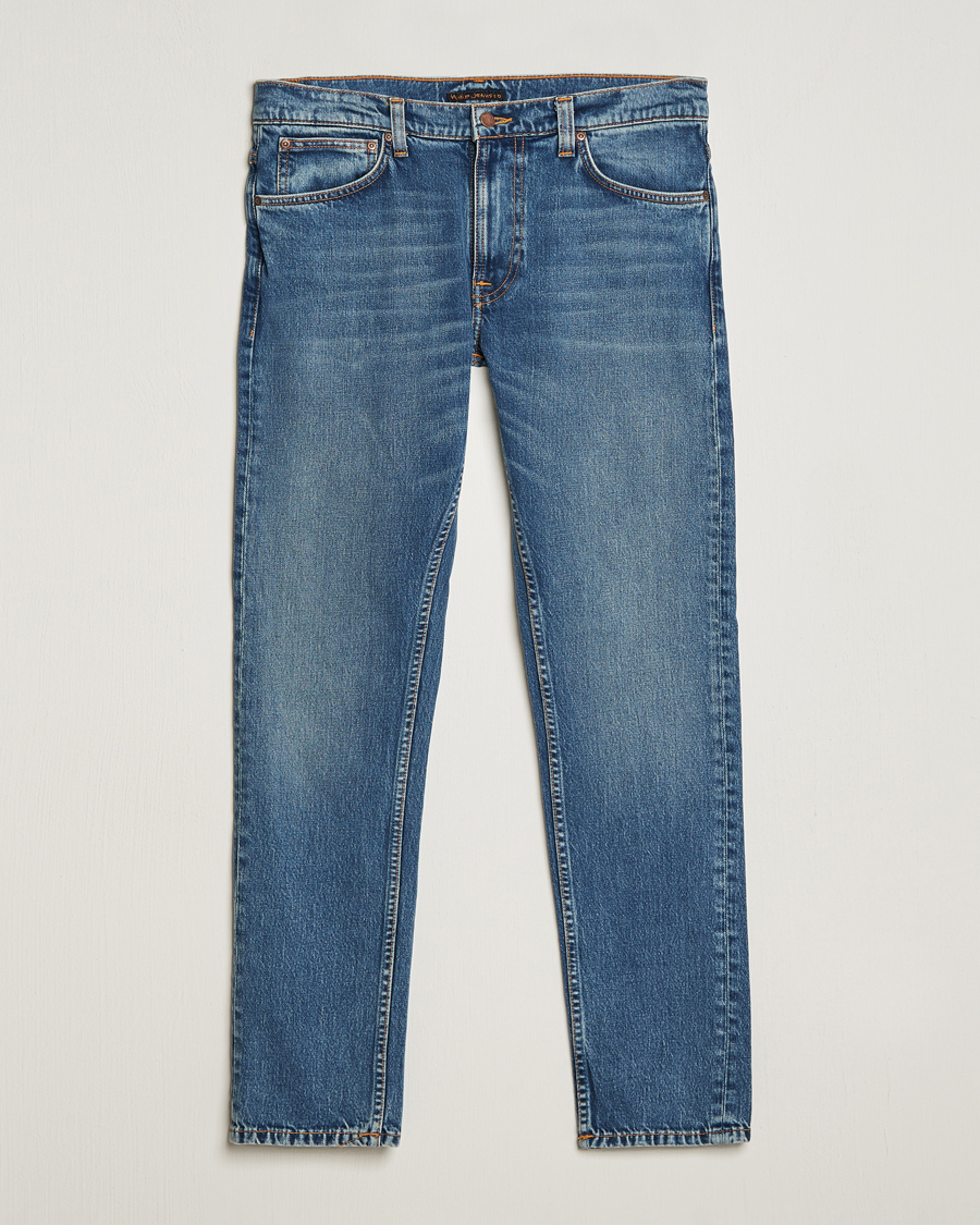 Heren | Jeans | Nudie Jeans | Lean Dean Jeans Dark Waters