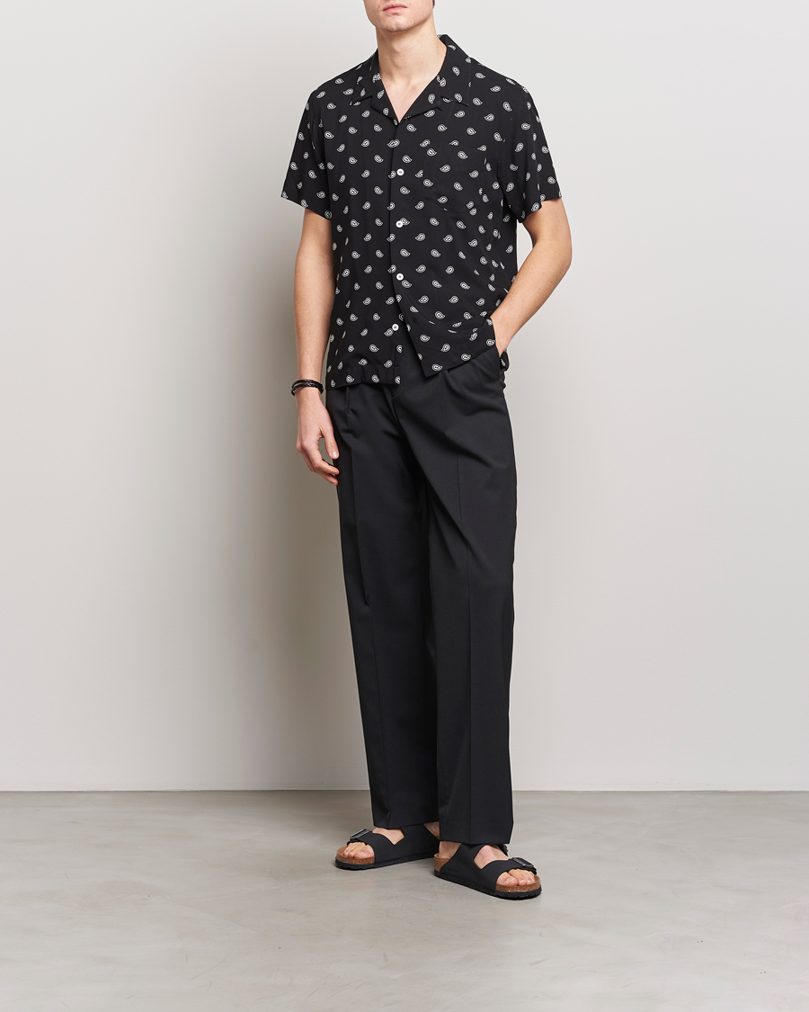 Heren | Overhemden | A.P.C. | Lloyd Printed Paisley Resort Shirt Black