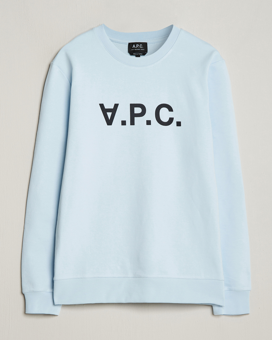 Heren | Truien | A.P.C. | VPC Sweatshirt Light Blue