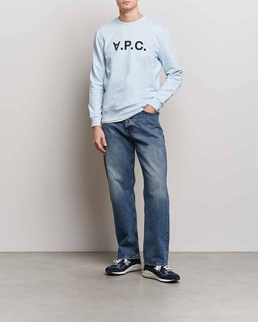 Heren | Truien | A.P.C. | VPC Sweatshirt Light Blue