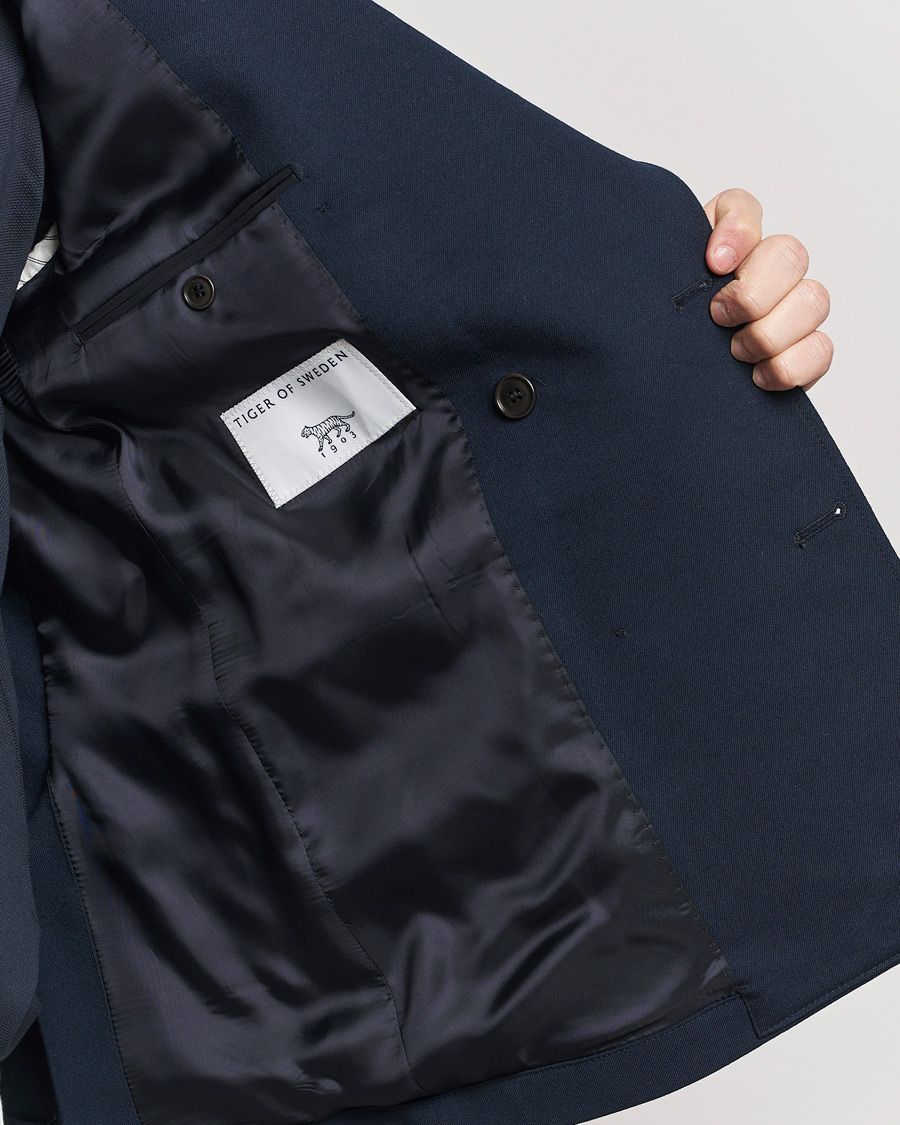 Heren | Blazers | Tiger of Sweden | Jeen Double Breasted Blazer Light Ink