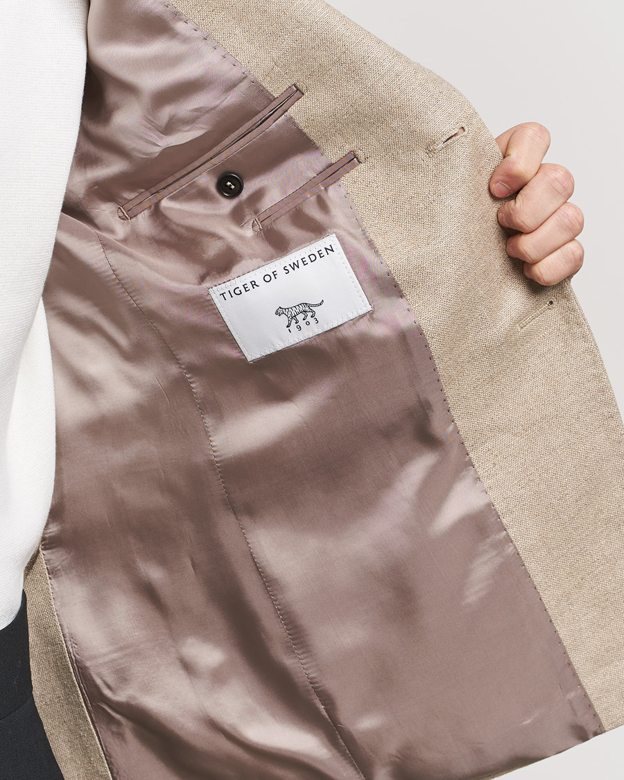Heren | Blazers | Tiger of Sweden | Justin Linen Blazer Feather