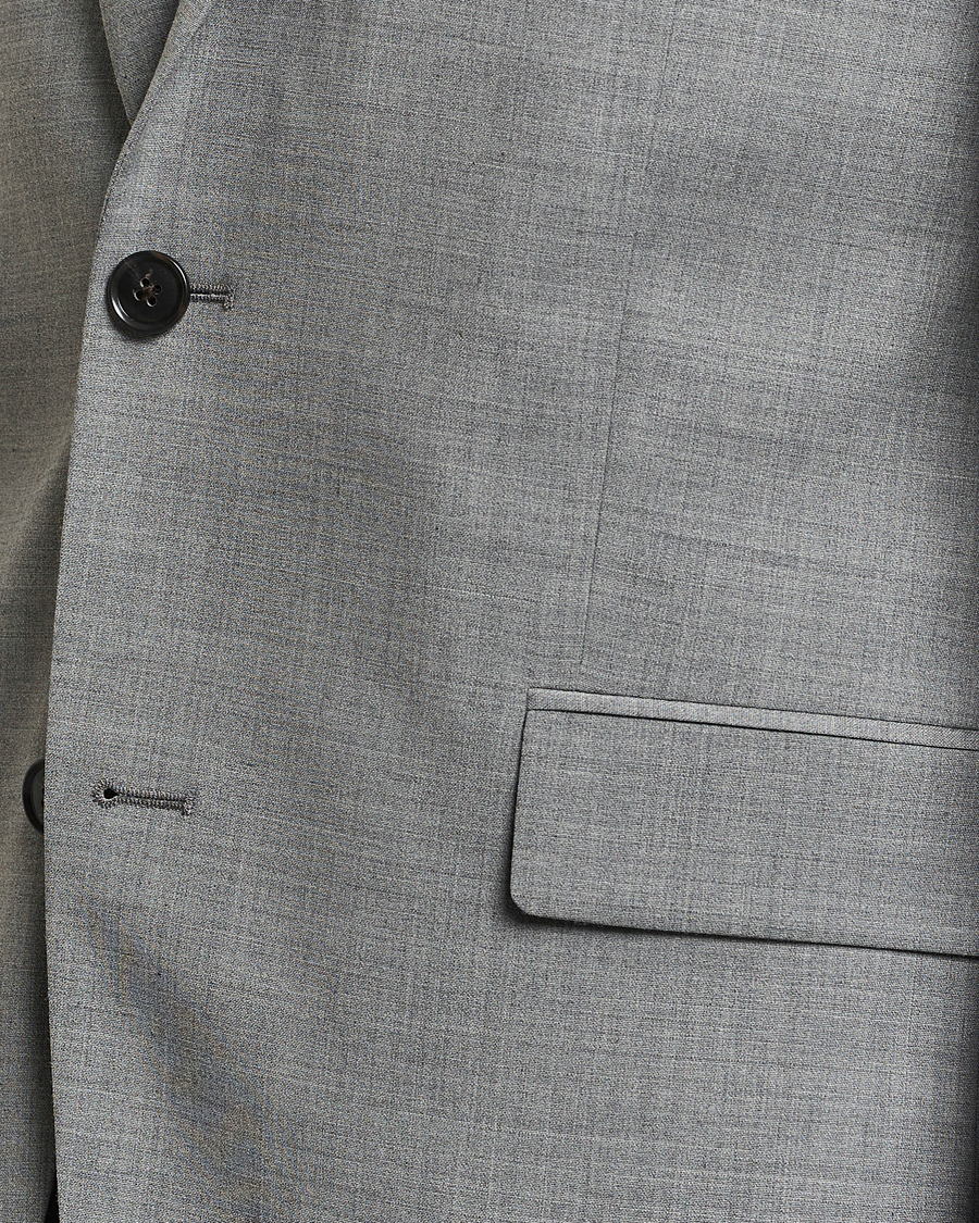 Heren | Blazers | Tiger of Sweden | Justin Wool Travel Suit Blazer Grey Melange