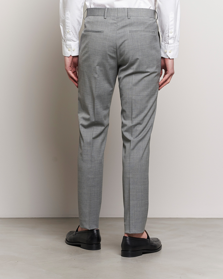 Heren | Broeken | Tiger of Sweden | Tenuta Wool Travel Suit Trousers Grey Melange