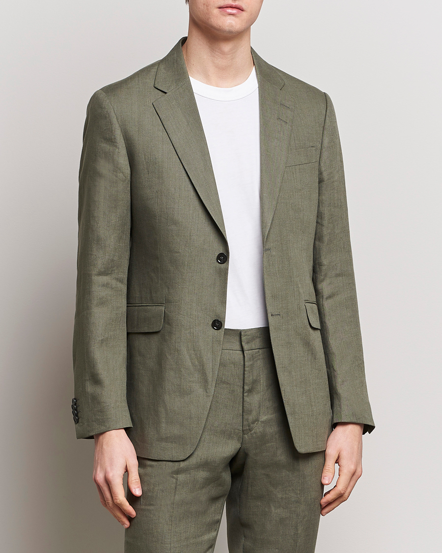 Heren | Pakjassen | Tiger of Sweden | Justin Linen Blazer Thyme