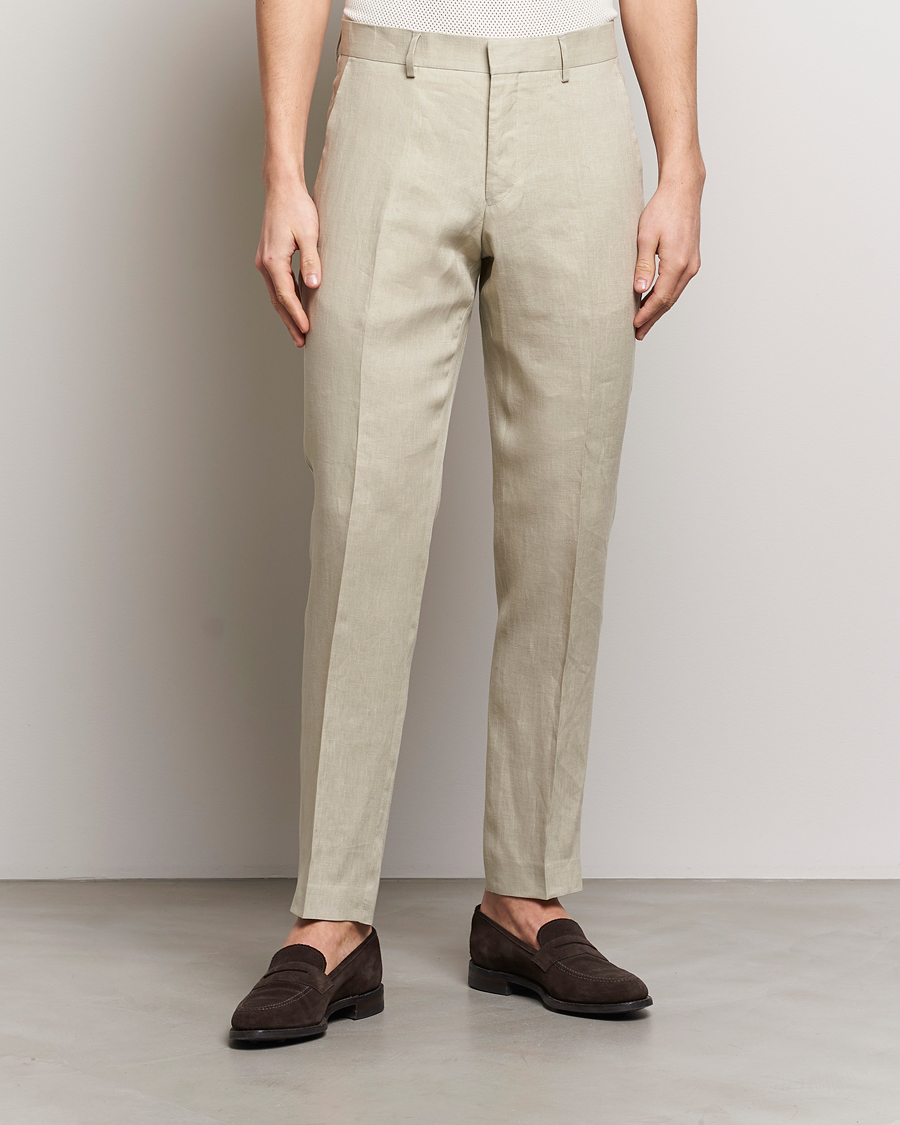 Heren |  | Tiger of Sweden | Tenuta Linen Suit Trousers Dawn Misty