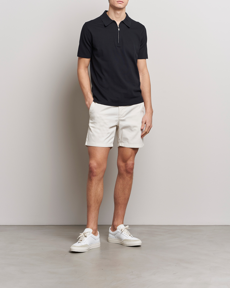 Heren | Korte broek | Tiger of Sweden | Caid Cotton Chino Shorts Summer Snow