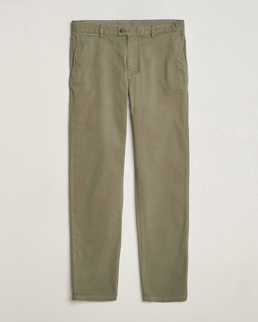 Heren | Broeken | Tiger of Sweden | Caidon Cotton Chinos Dusty Green