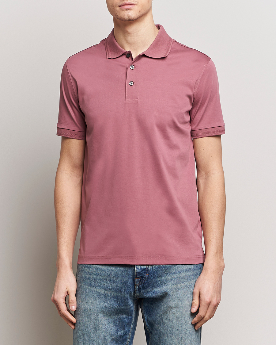 Heren |  | Tiger of Sweden | Riose Cotton Polo Rose Brown