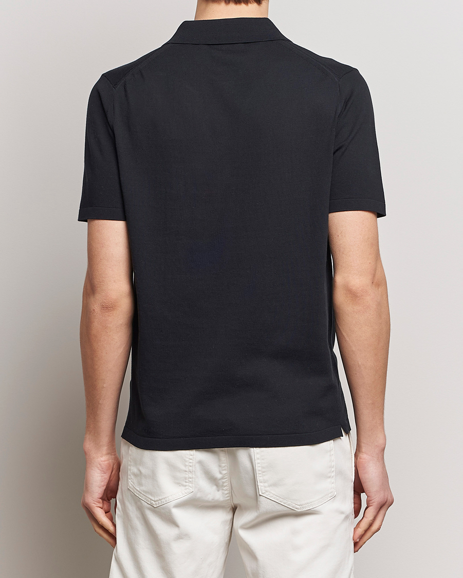 Heren | Polo's | Tiger of Sweden | Orbit Knitted Cotton Polo Dark Sailing