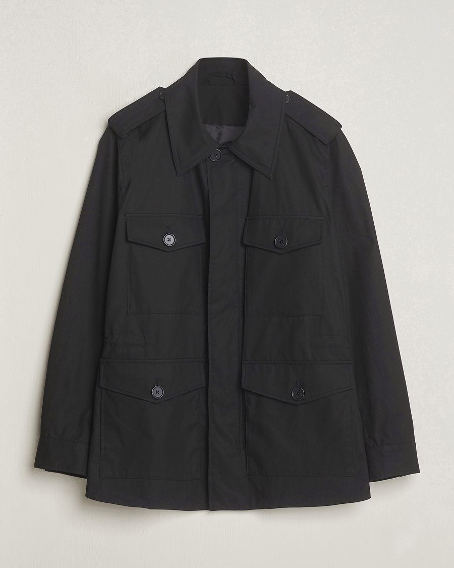 Heren | Jassen | Tiger of Sweden | Bendrik Cotton Field Jacket Black