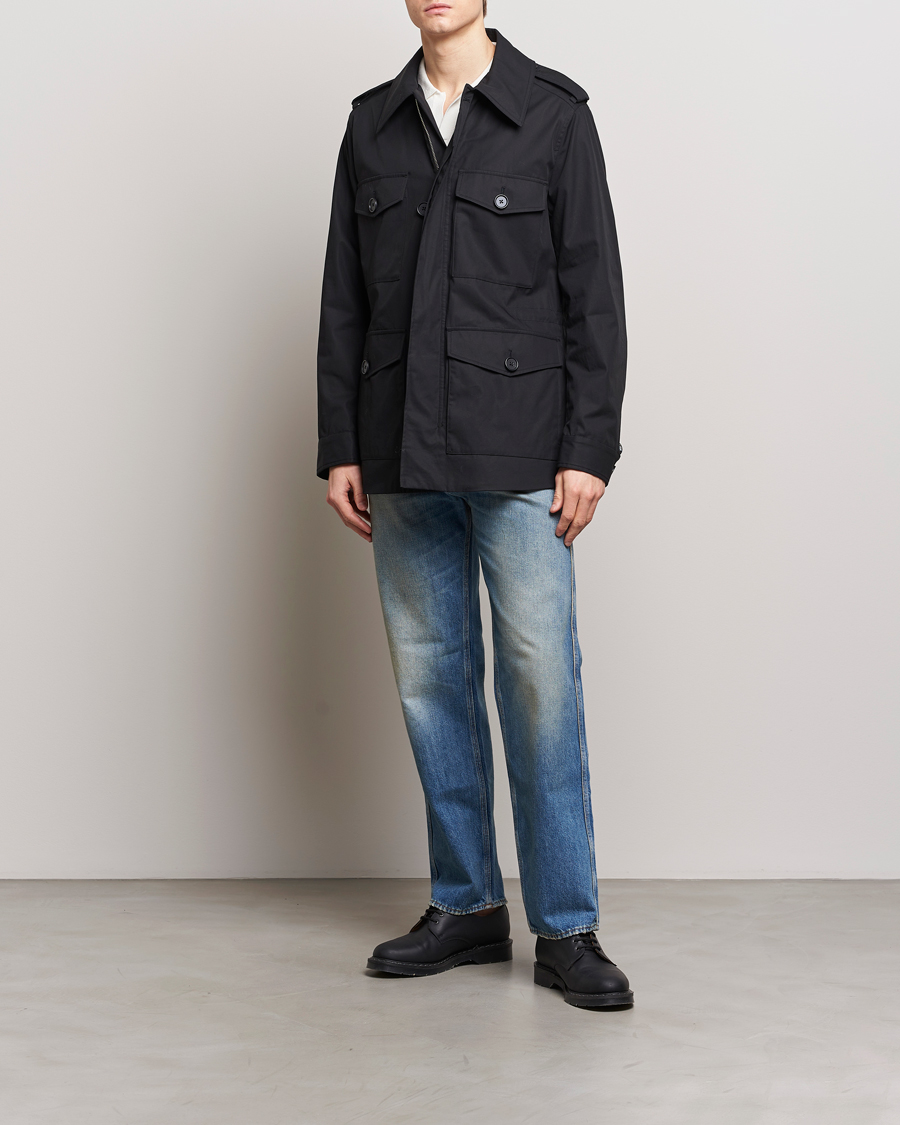 Heren | Jassen | Tiger of Sweden | Bendrik Cotton Field Jacket Black