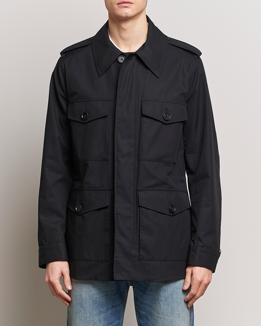 Heren | Lentejassen | Tiger of Sweden | Bendrik Cotton Field Jacket Black