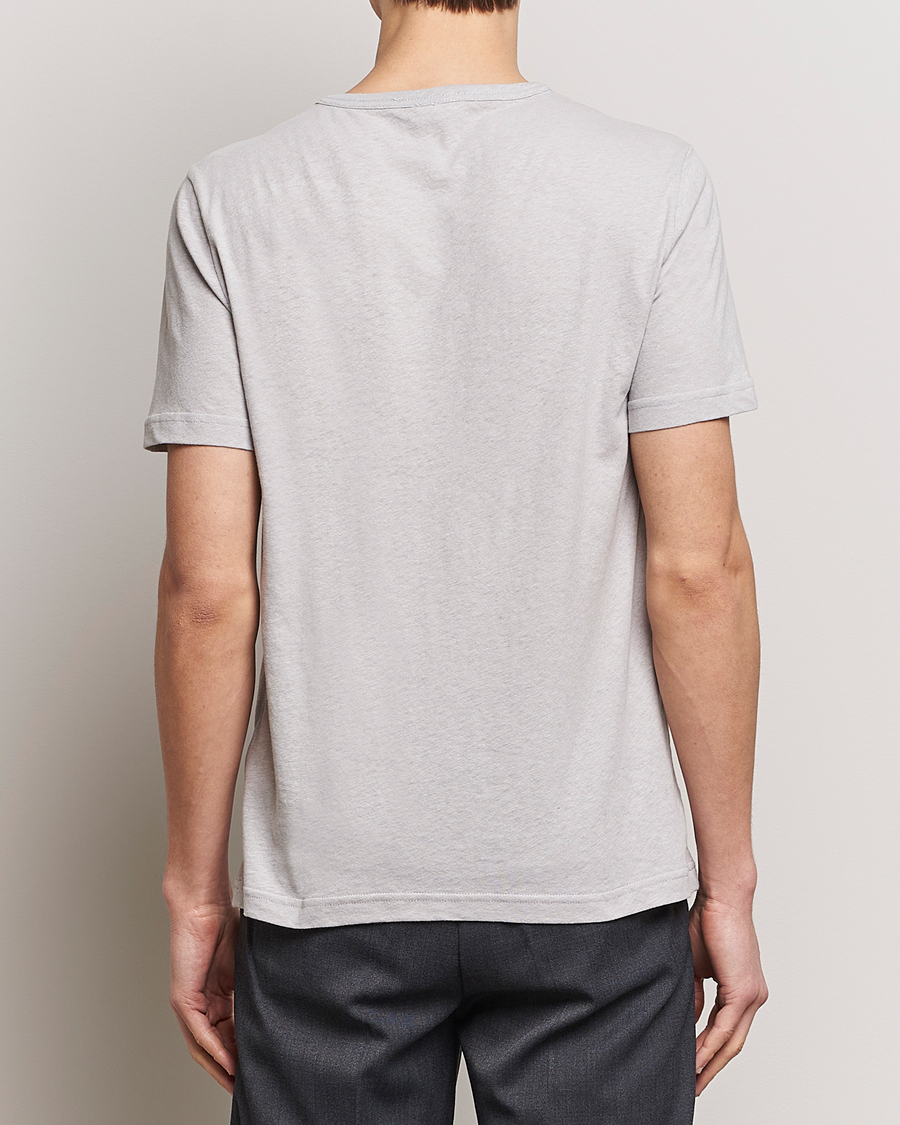 Heren | T-shirts | Tiger of Sweden | Olaf Cotton/Linen Crew Neck T-Shirt Granite