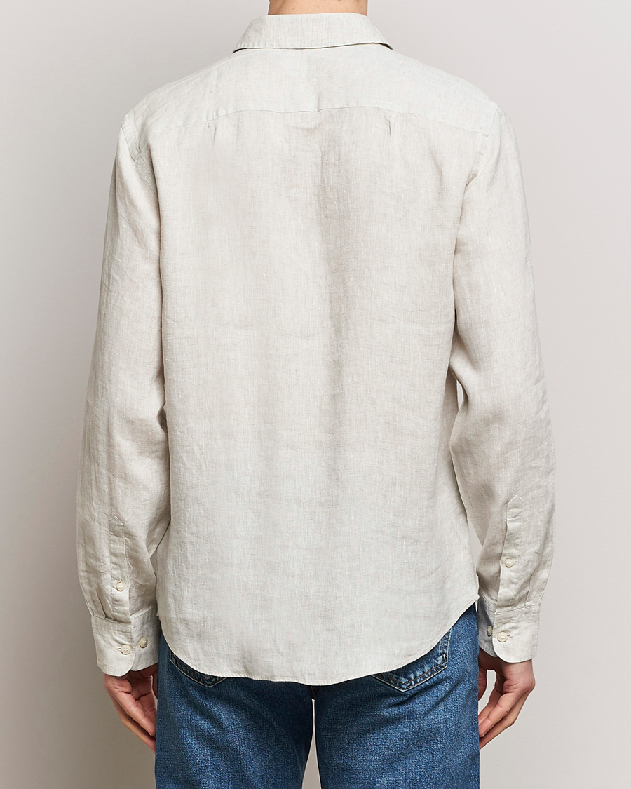 Heren | Overhemden | Tiger of Sweden | Spenser Linen Shirt Pale Clay