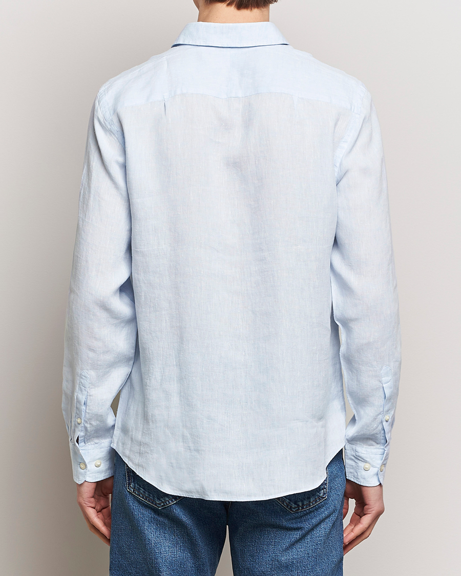 Heren | Overhemden | Tiger of Sweden | Spenser Linen Shirt Light Blue