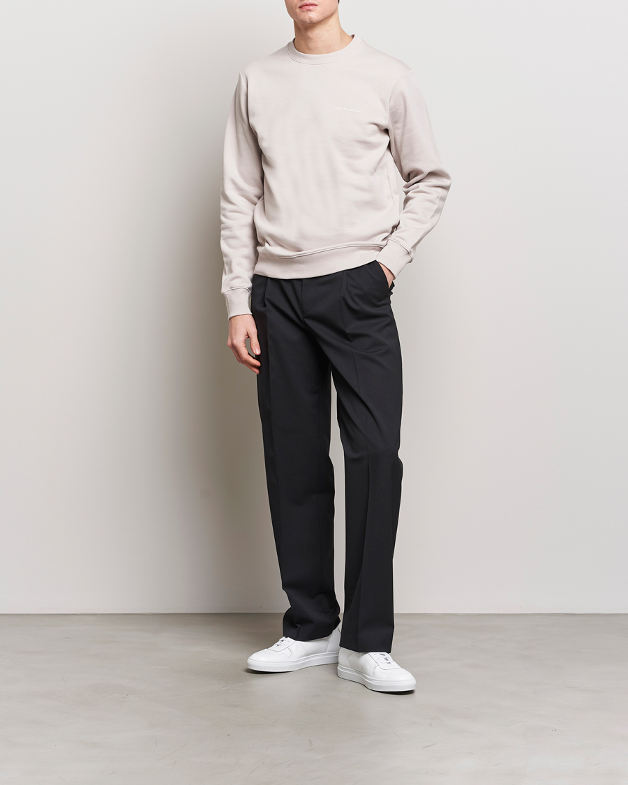 Heren | Truien | Tiger of Sweden | Emerson Crew Neck Sweatshirt Grey Sand