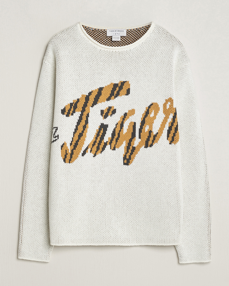 Heren | Truien | Tiger of Sweden | Bobi Heavy Knitted Sweater Off White
