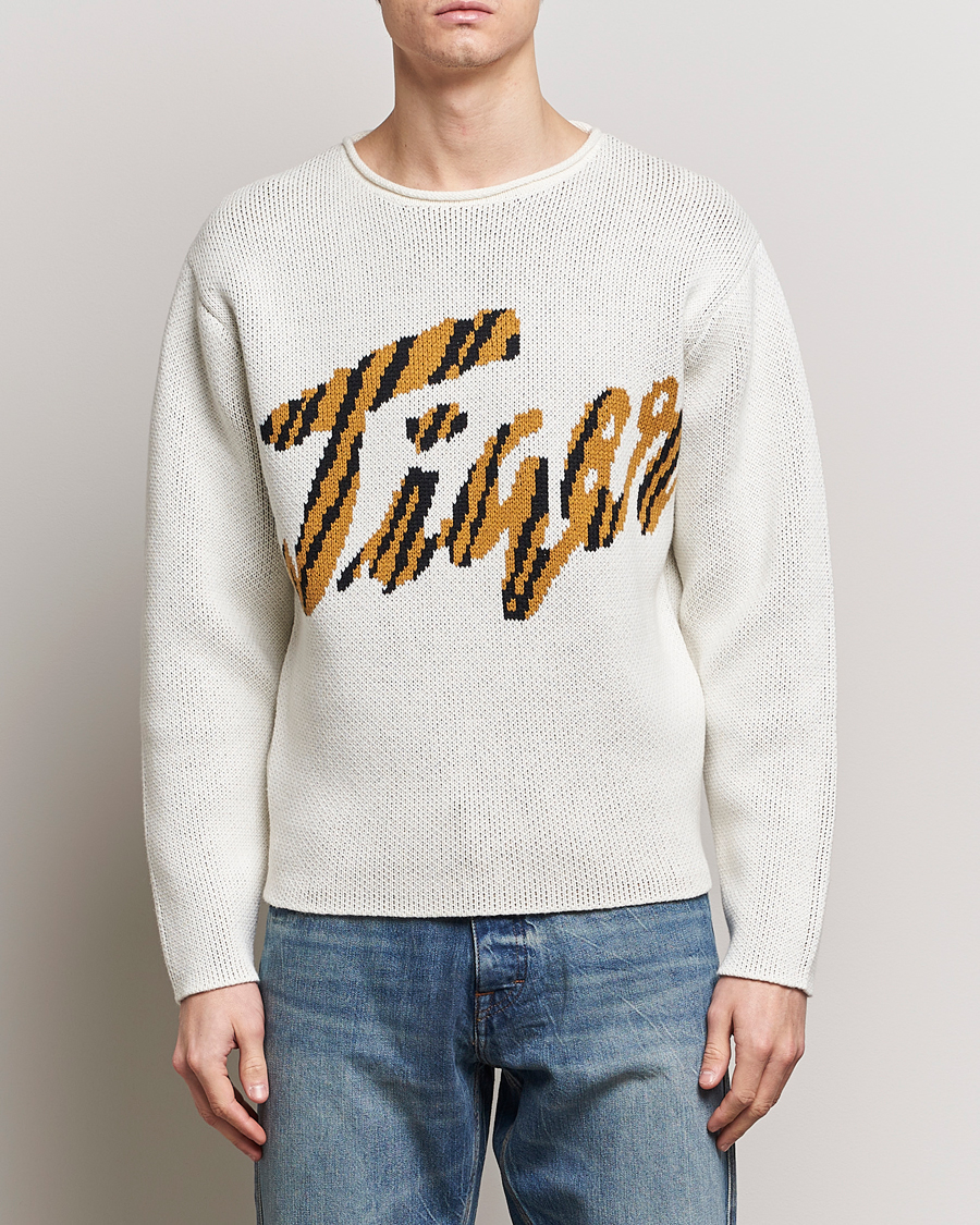 Heren | Business & Beyond | Tiger of Sweden | Bobi Heavy Knitted Sweater Off White