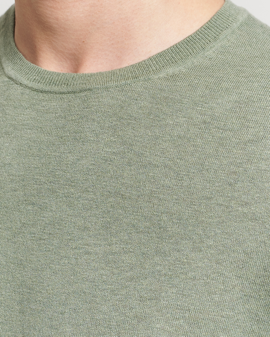 Heren | Truien | Tiger of Sweden | Michas Cotton/Linen Knitted Sweater Shadow