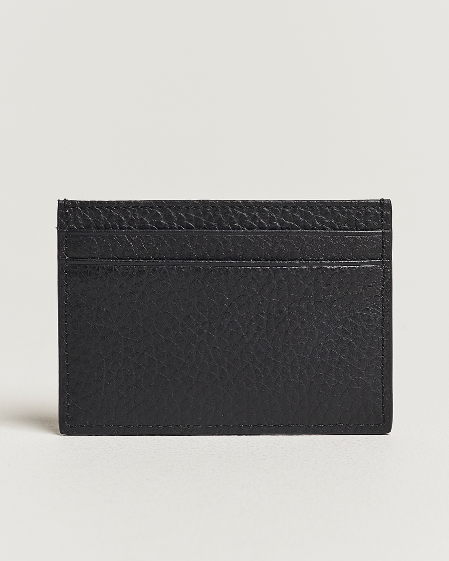 Heren | Accessoires | Tiger of Sweden | Wharf Grained Leather Card Holder Black