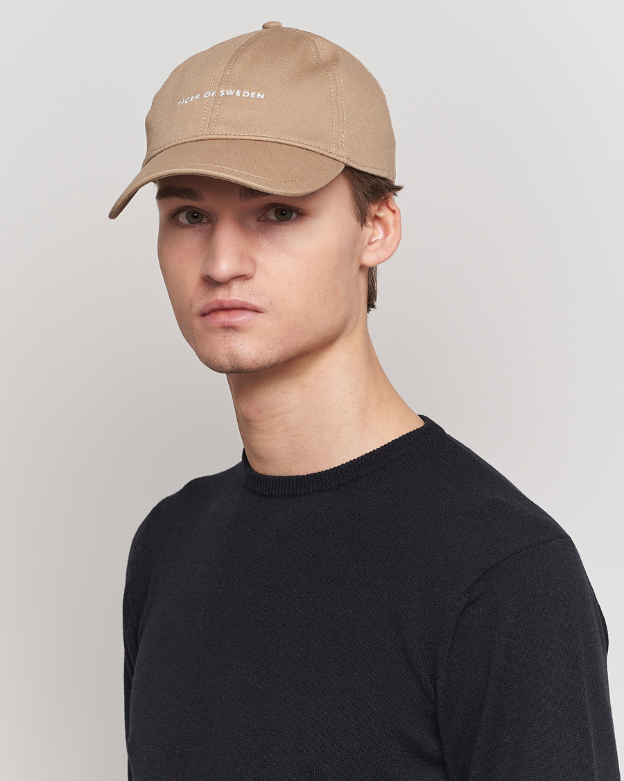 Heren | Hoeden en petten | Tiger of Sweden | Hent Cotton Cap Putty Beige