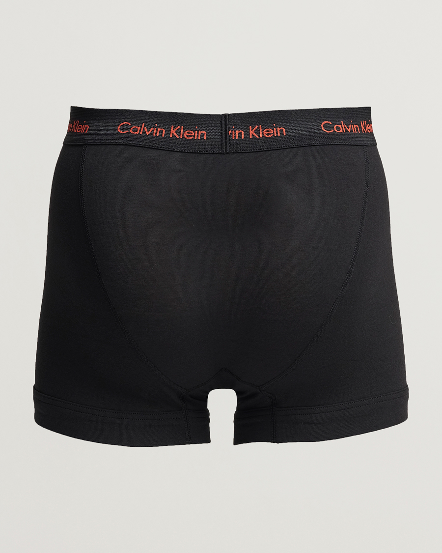 Heren | Zwembroeken | Calvin Klein | Cotton Stretch Trunk 3-pack Black