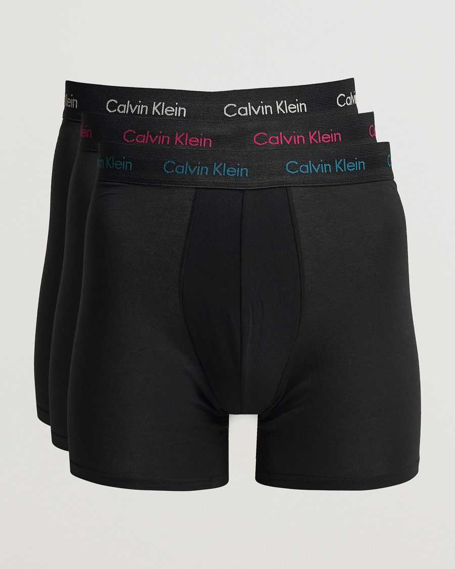 Heren | Ondergoed | Calvin Klein | Cotton Stretch 3-Pack Boxer Breif Black