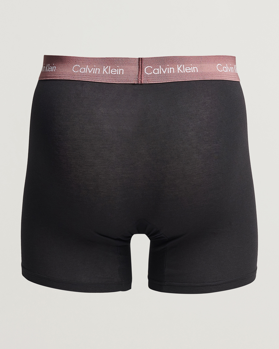 Heren | Boxershorts | Calvin Klein | Cotton Stretch 3-Pack Boxer Breif Rose/Ocean/White