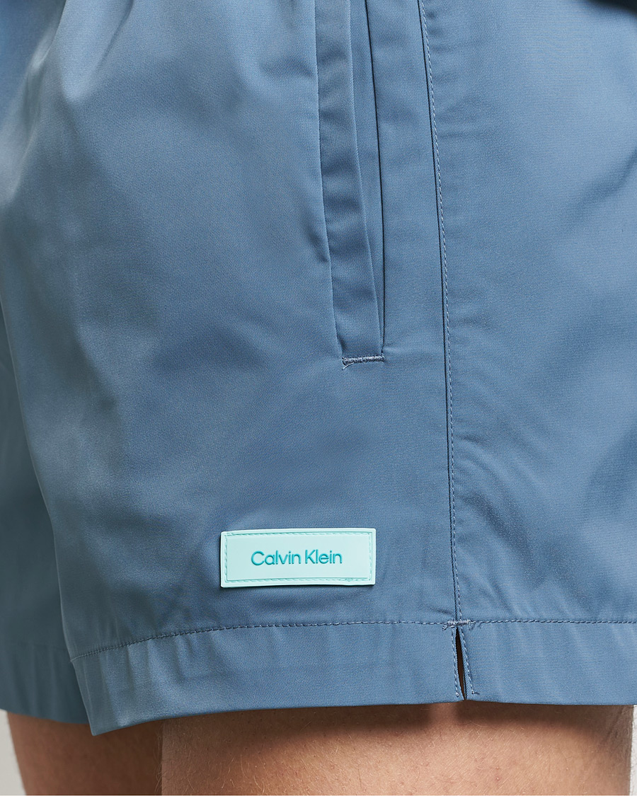 Heren | Zwembroek | Calvin Klein | Logo Drawstring Swimshorts Muted Cerulean