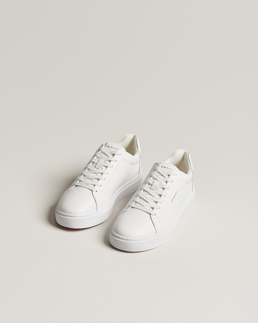 Heren | GANT Mc Julien Leather Sneaker White | GANT | Mc Julien Leather Sneaker White