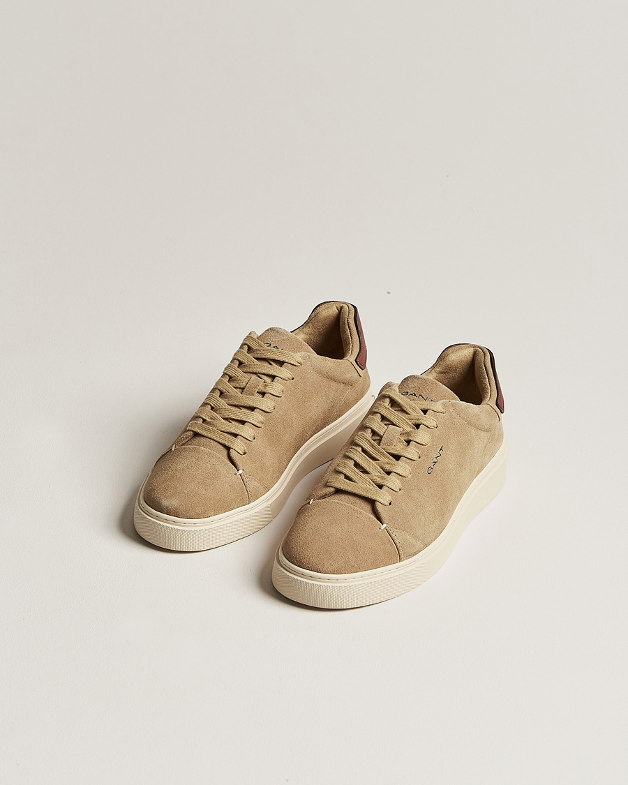 Heren | Suède schoenen | GANT | Mc Julien Suede Sneaker Dark Khaki