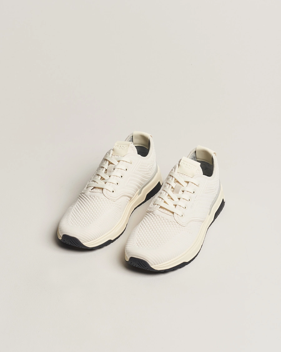 Heren | Witte sneakers | GANT | Jeuton Mesh Sneaker Off White