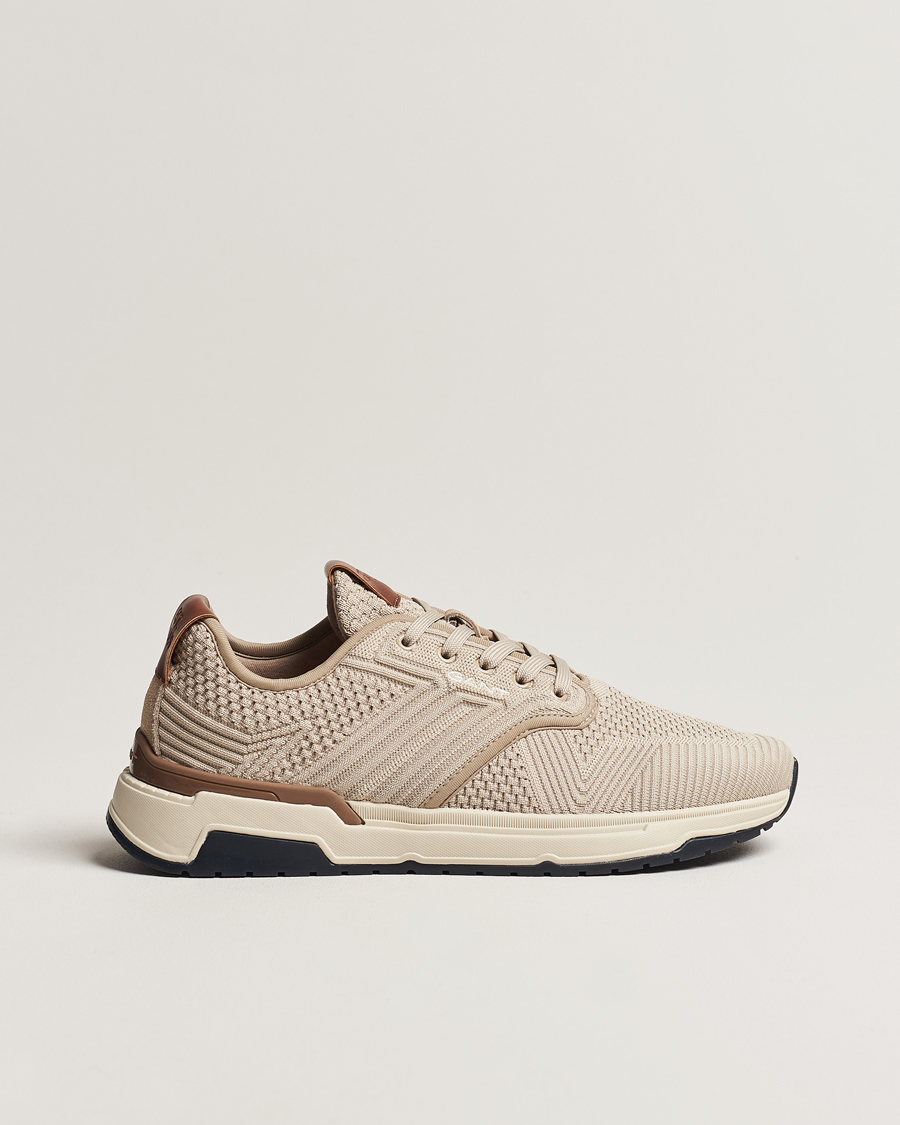 Heren | GANT Jeuton Mesh Sneaker Taupe | GANT | Jeuton Mesh Sneaker Taupe