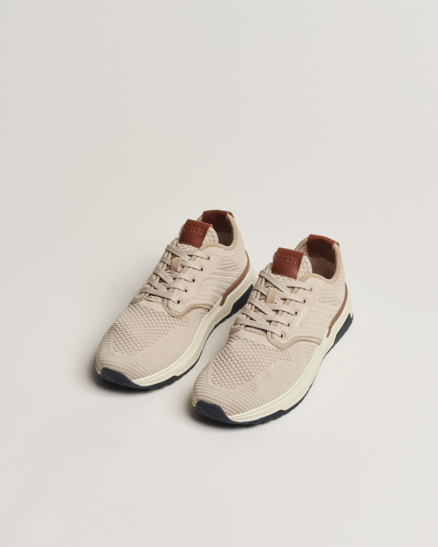Heren | GANT Jeuton Mesh Sneaker Taupe | GANT | Jeuton Mesh Sneaker Taupe