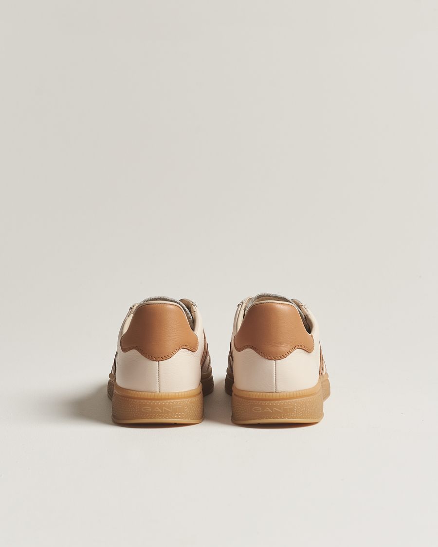 Heren | GANT Cuzmo Leather Sneaker Beige/Tan | GANT | Cuzmo Leather Sneaker Beige/Tan