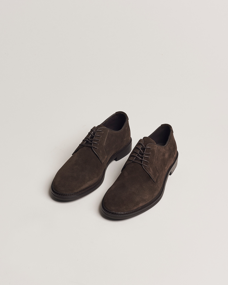 Men | GANT | GANT | Bidford Suede Derby Coffee Brown