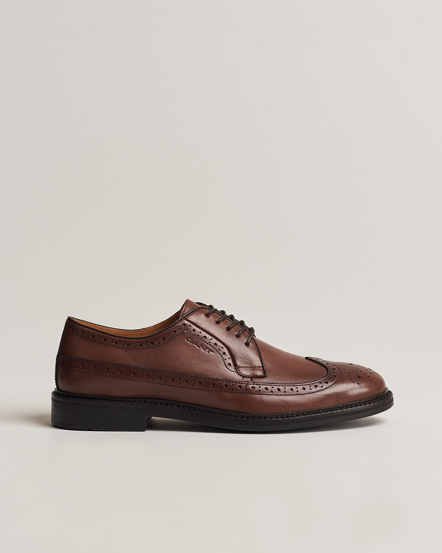 Heren | GANT Bidford Leather Brogues Cognac | GANT | Bidford Leather Brogues Cognac