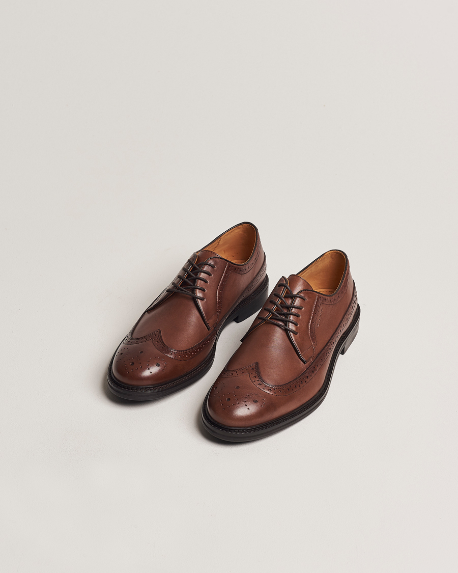 Herr | Brogues | GANT | Bidford Leather Brogues Cognac