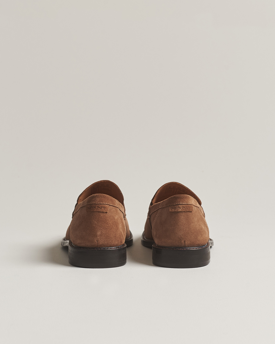 Heren | GANT Lozham Suede Loafer Cognac | GANT | Lozham Suede Loafer Cognac