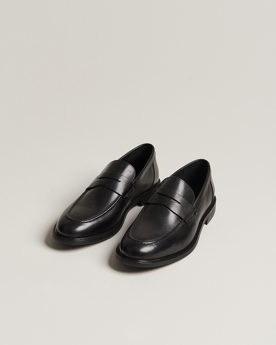 Heren | Instappers | GANT | Lozham Leather Loafer Black
