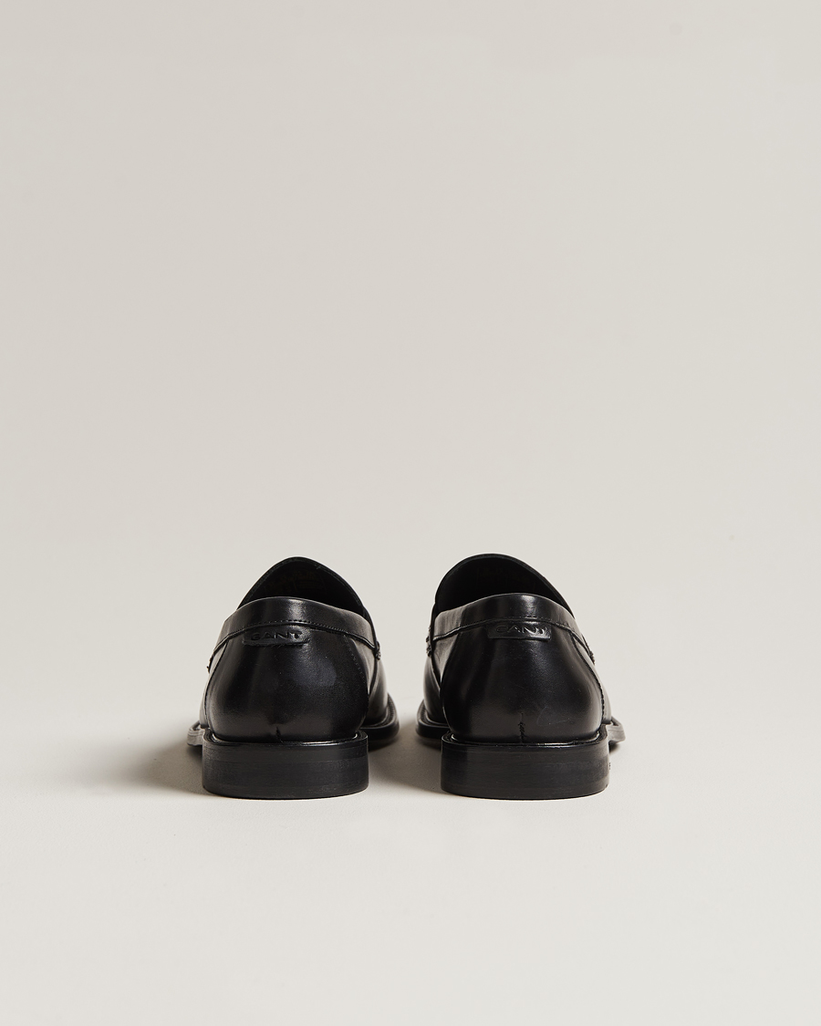 Heren | GANT Lozham Leather Loafer Black | GANT | Lozham Leather Loafer Black
