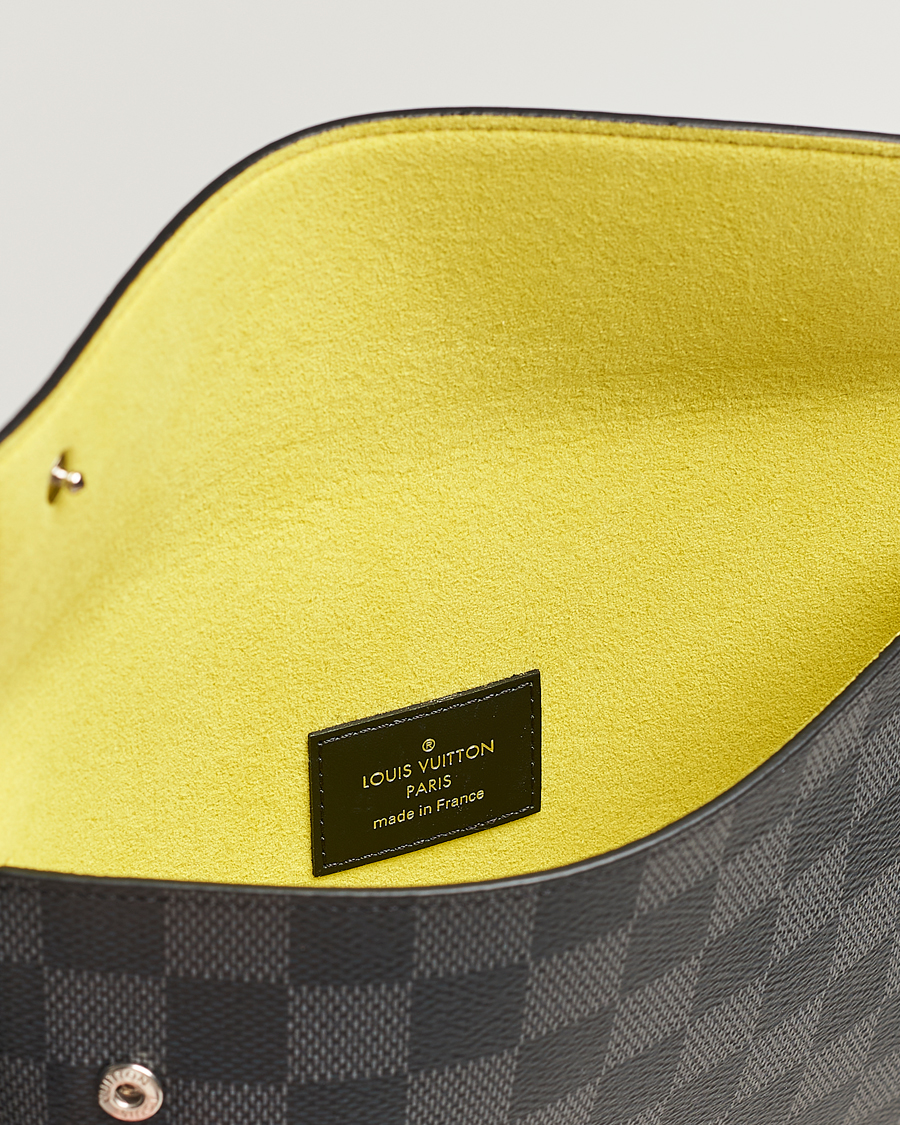 Heren | Pre-Owned & Vintage Bags | Louis Vuitton Pre-Owned | Alpha Triple Pouches Damier Graphite