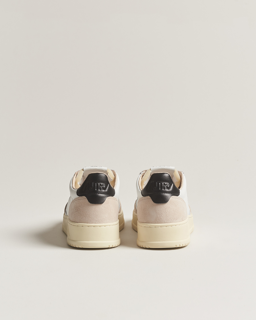 Heren | Sneakers | Autry | Medalist Low Leather/Suede Sneaker White/Black