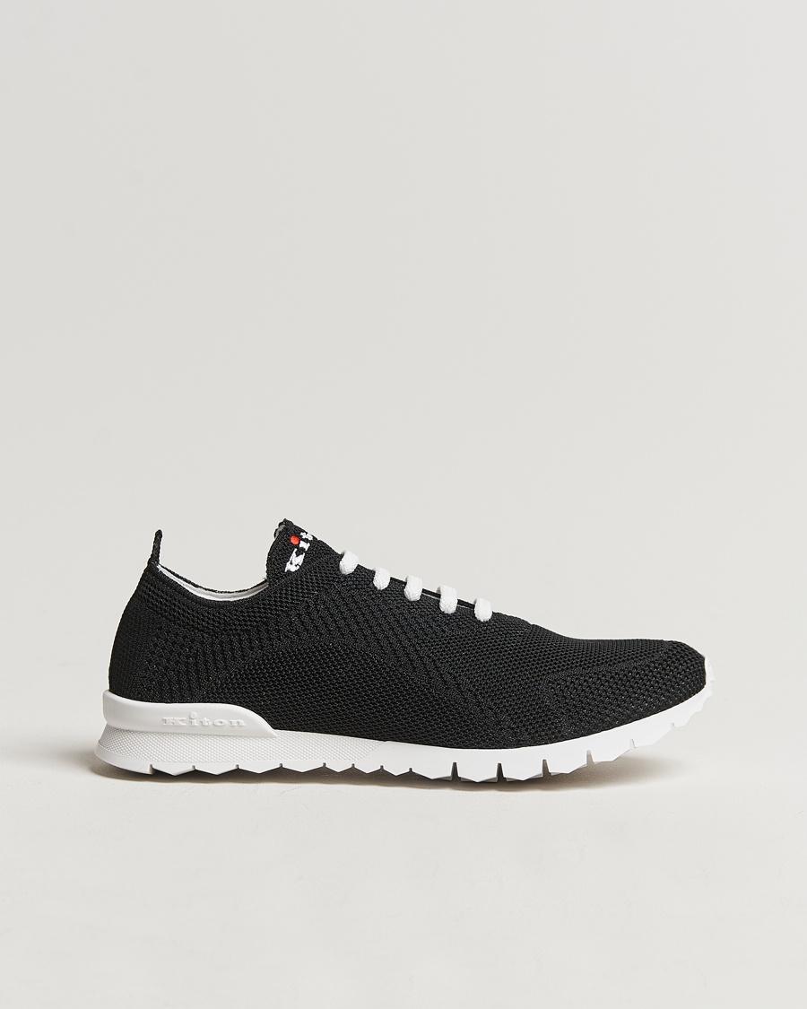 Heren | Kiton Mesh Running Sneakers Black | Kiton | Mesh Running Sneakers Black
