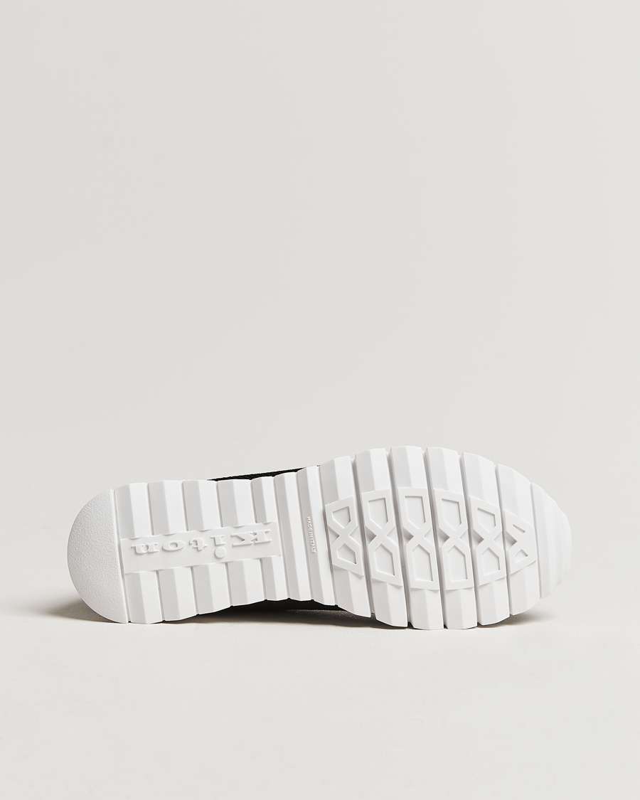 Heren | Kiton Mesh Running Sneakers Black | Kiton | Mesh Running Sneakers Black